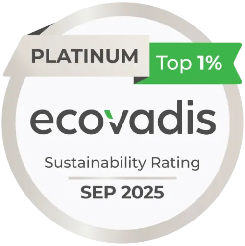 label ecovadis ora groupe platinium 2025